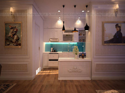 Thiết kế thi công nội thất theo phong cách tân cổ điển chung cư Bảo Sơn tại Tp. Vinh , Nghệ An  ( A. Hùng )