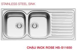 CHẬU INOX ROSE HS - S11650